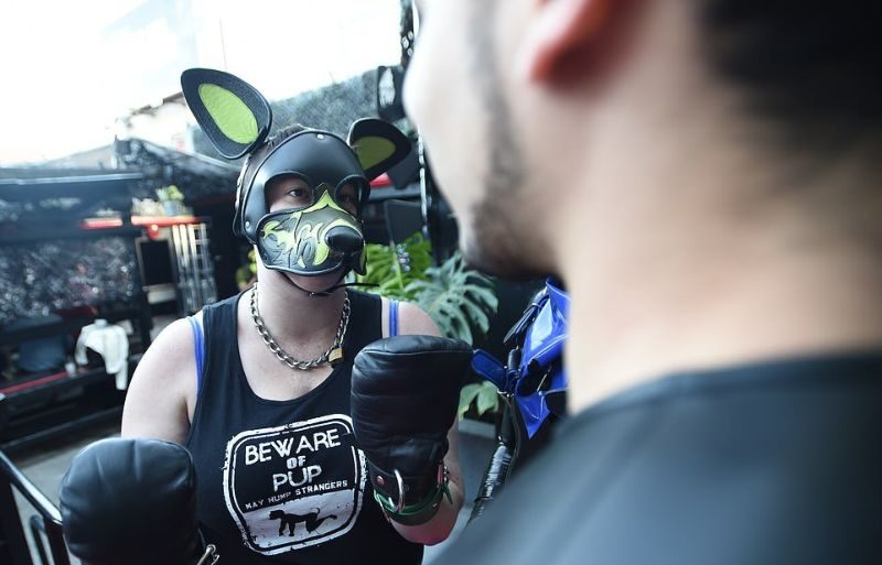 BDSM-сообщество "pup play", члены которого косят под собак