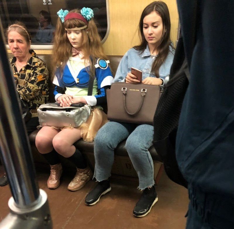 Модники из российского метрополитена