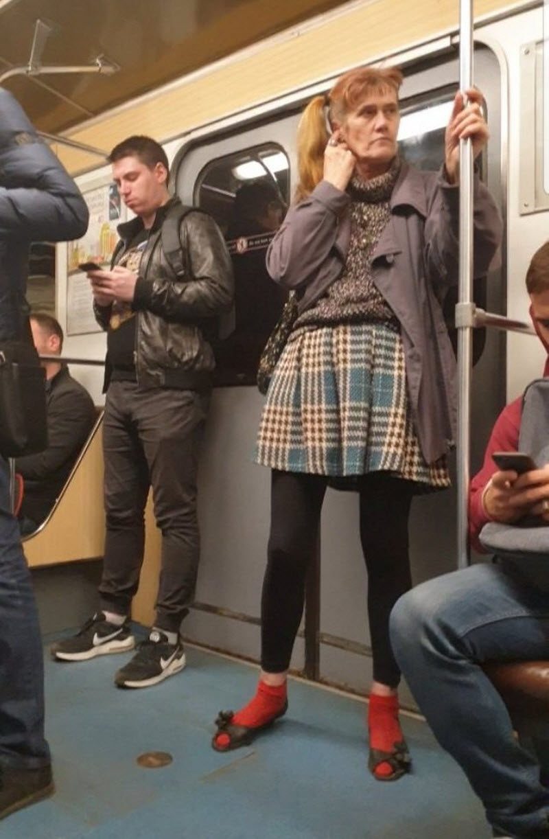 Модники из российского метрополитена