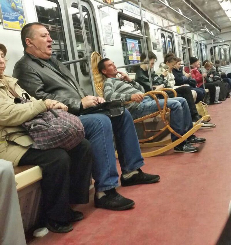 Модники из российского метрополитена