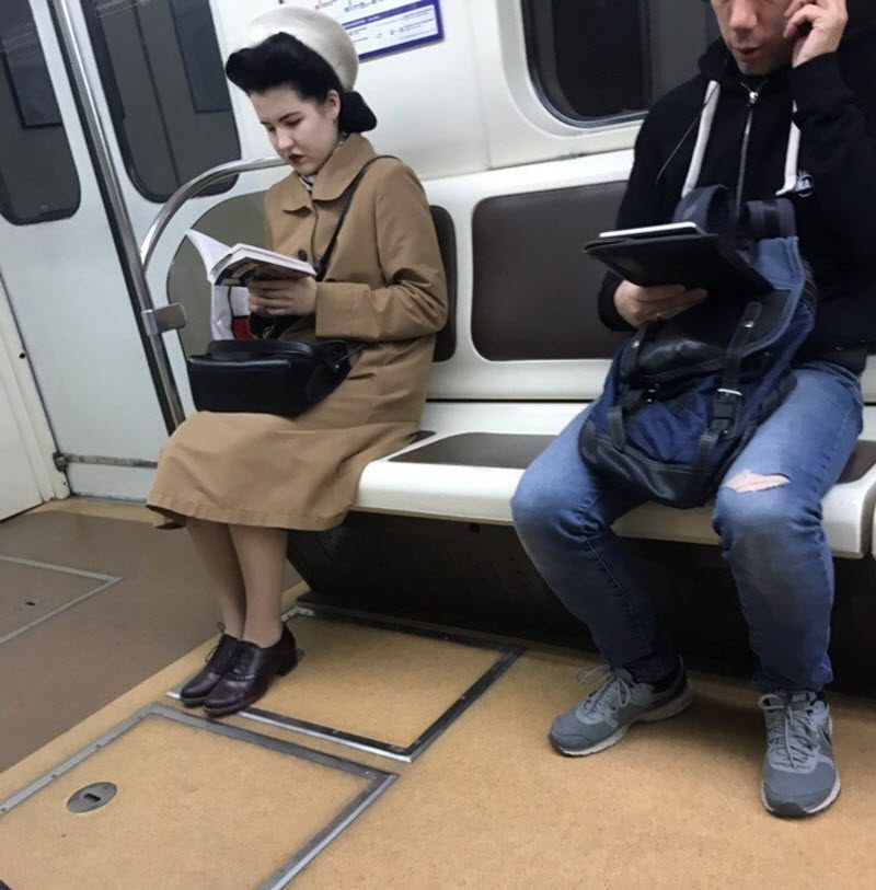 Модники из российского метрополитена