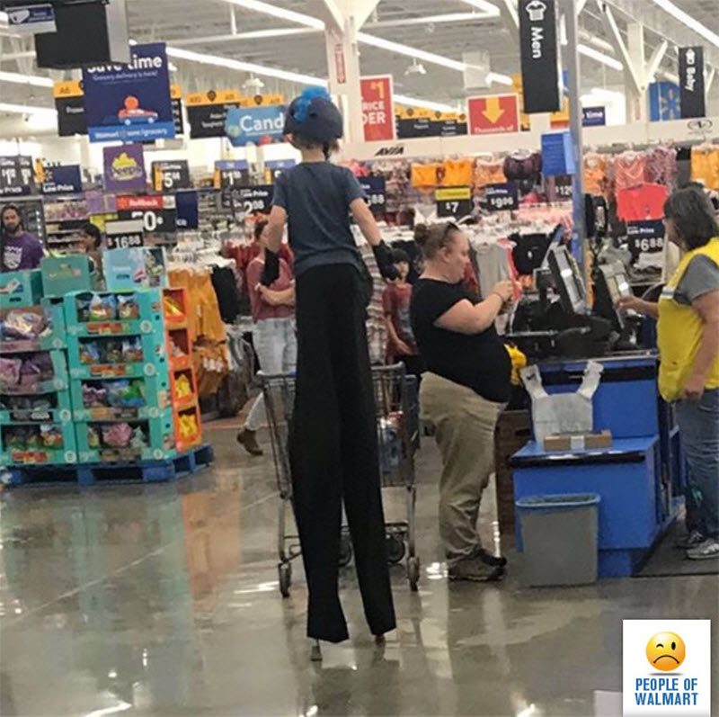 Экстравагантные покупатели Walmart
