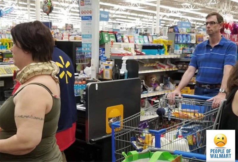 Экстравагантные покупатели Walmart