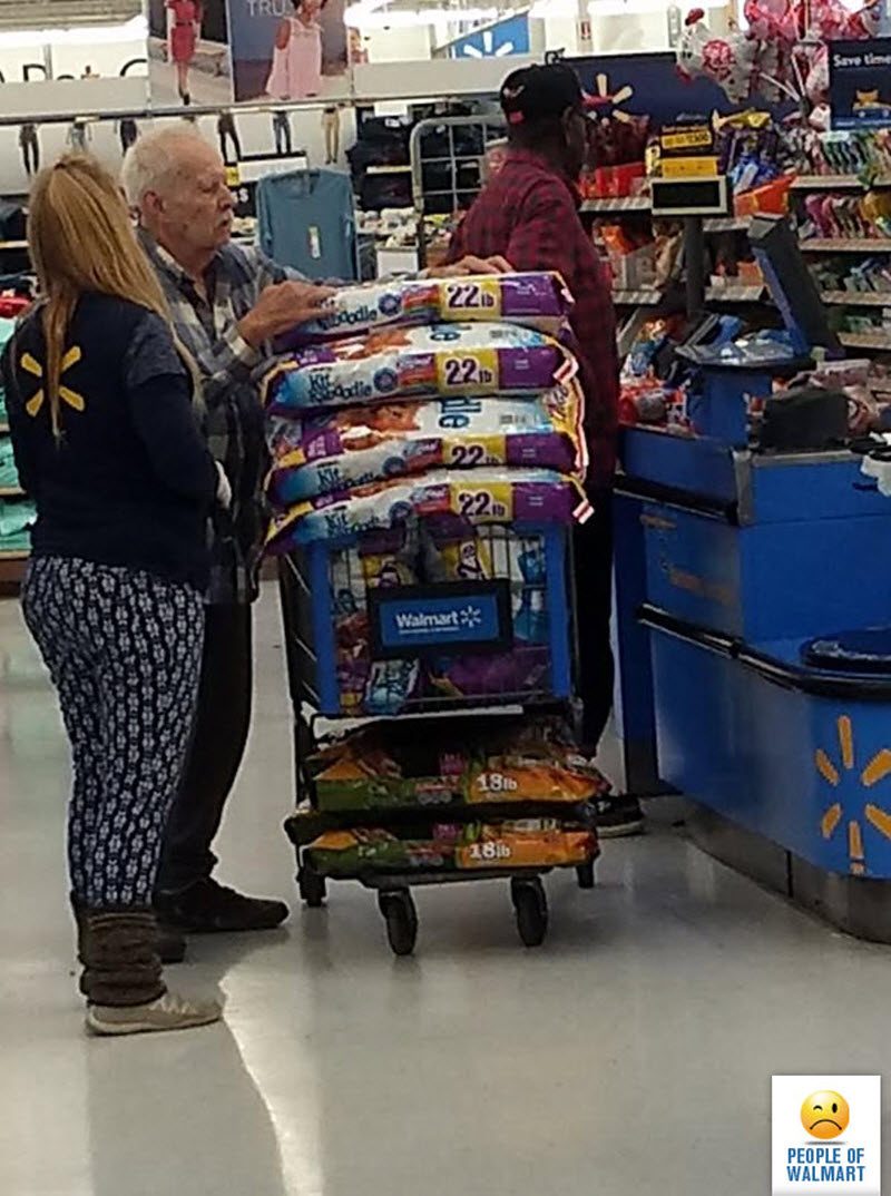 Экстравагантные покупатели Walmart