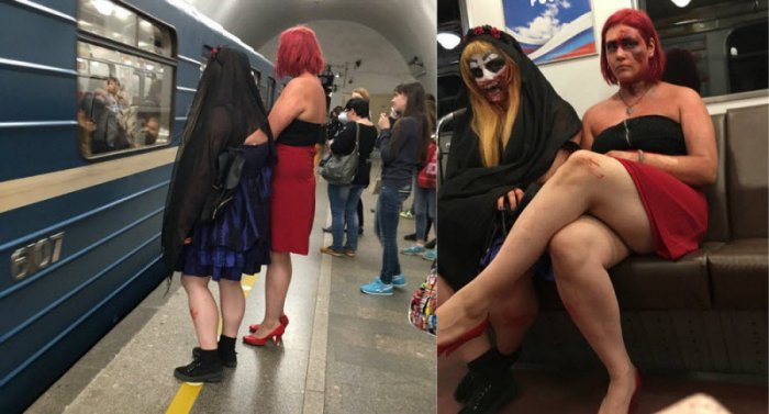 Модники из российского метрополитена