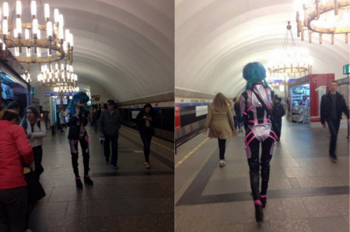 Модники из российского метрополитена