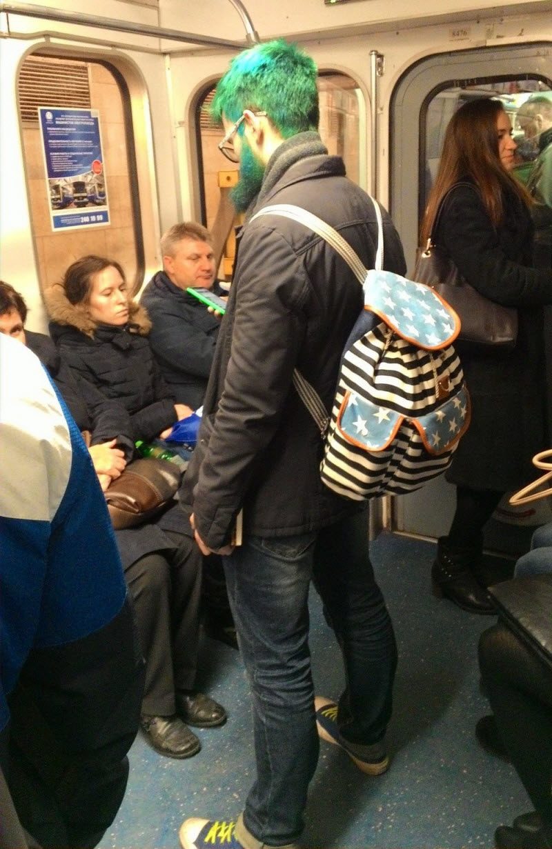 Модники из российского метрополитена