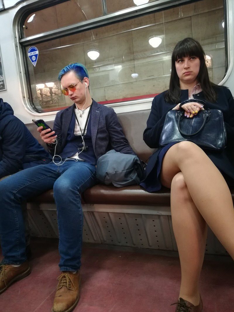 Модники из российского метрополитена