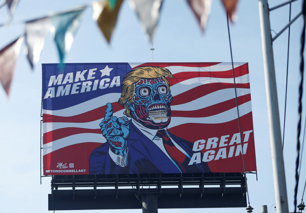 Все карикатуры и ростовые куклы Трампа в одной статье Все карикатуры и ростовые куклы Трампа в одной статье