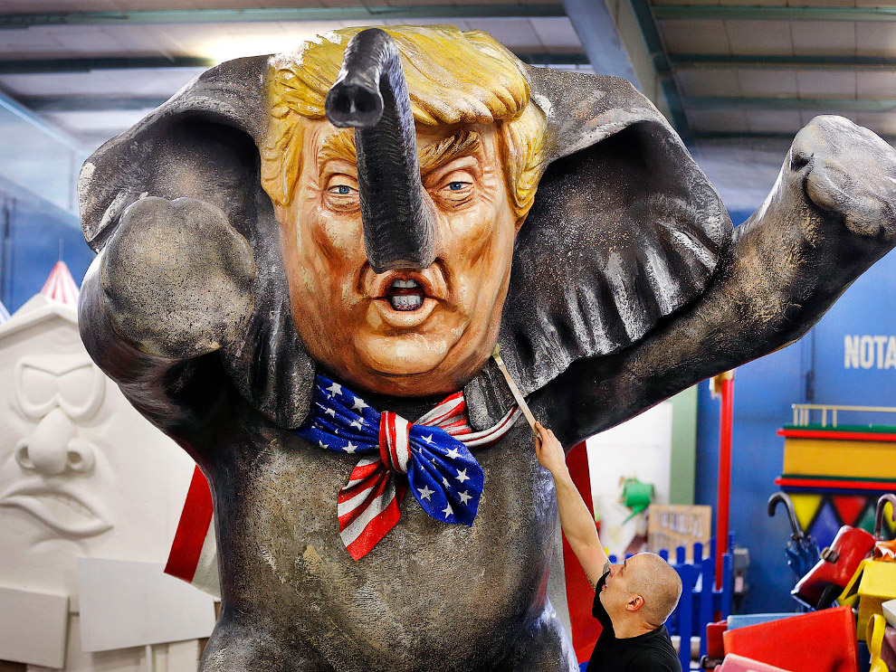 Все карикатуры и ростовые куклы Трампа в одной статье Все карикатуры и ростовые куклы Трампа в одной статье