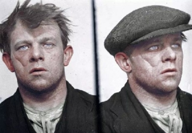 Ирландский художник колоризировал старые снимки британских преступников 1920-30-х годов