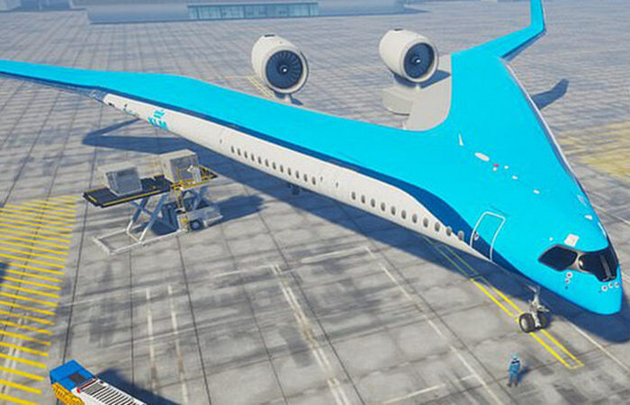 Самолет Flying-V – будущее пассажирских лайнеров Самолет Flying-V – будущее пассажирских лайнеров