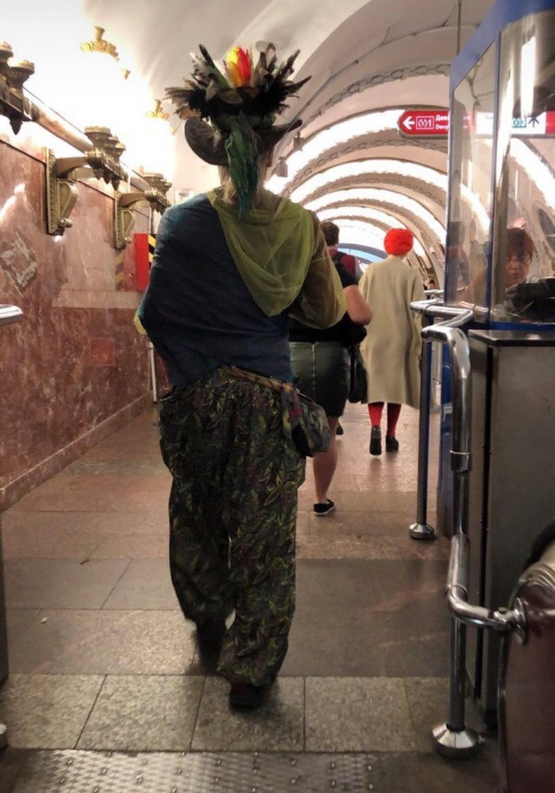 Модники из российского метрополитена