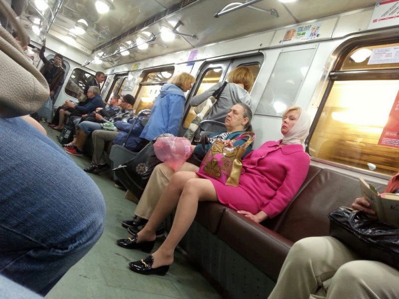 Модники из российского метрополитена