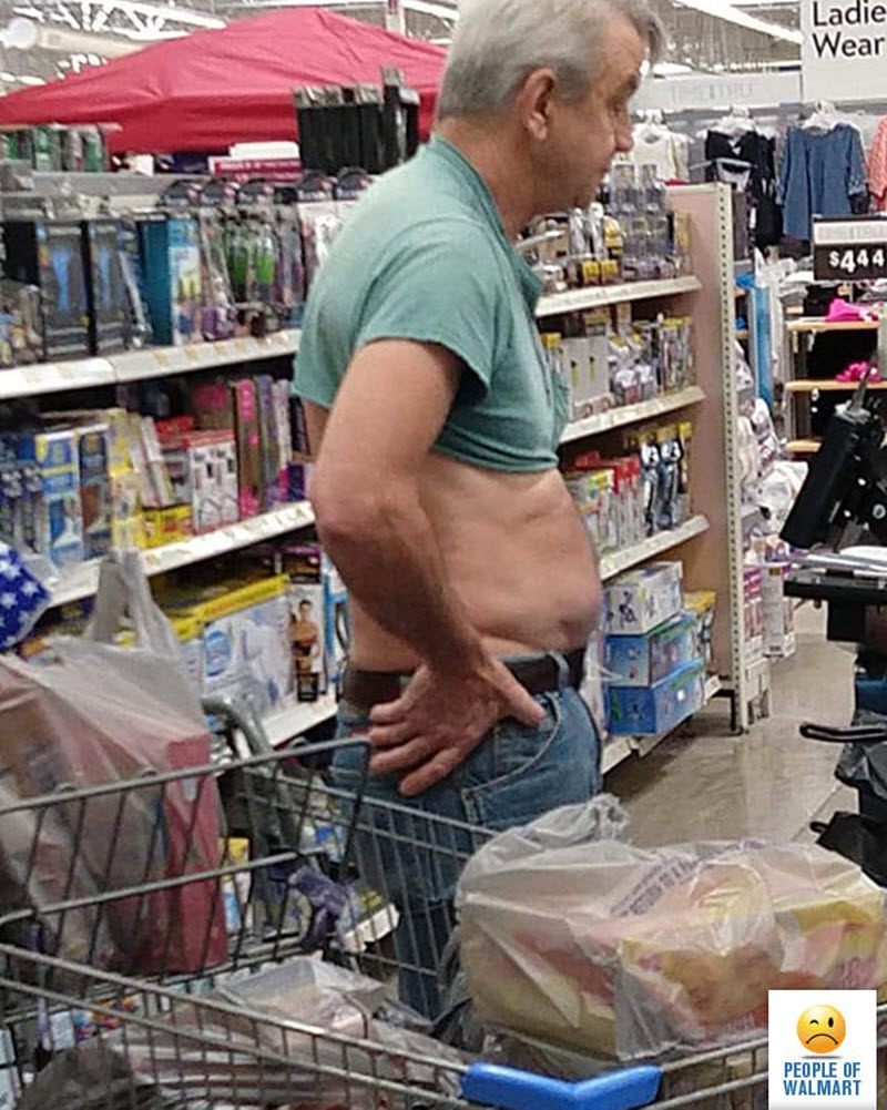 Экстравагантные покупатели Walmart