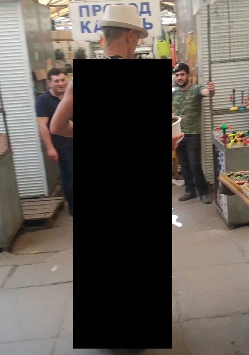 Интересный "персонаж" на рынке