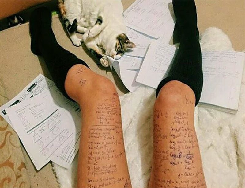 Наши девушки всегда готовы к экзаменам