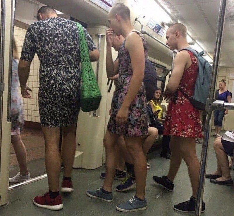Модники из российского метрополитена