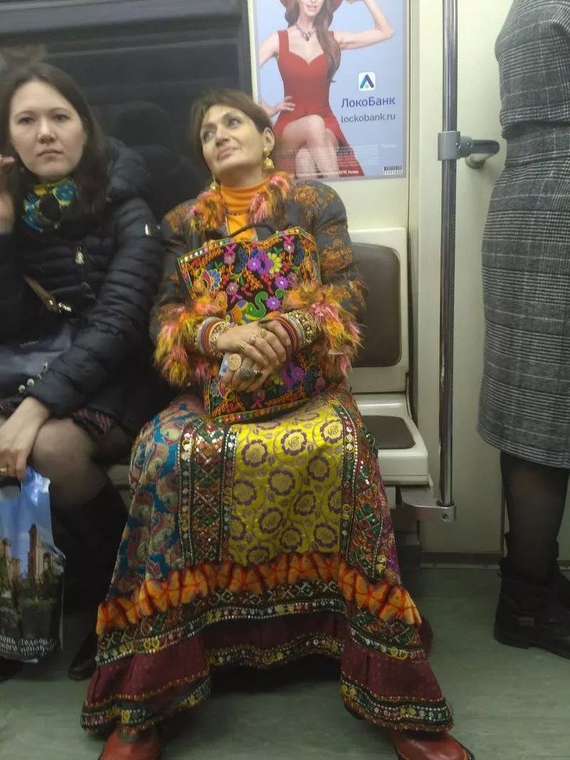 Модники из российского метрополитена