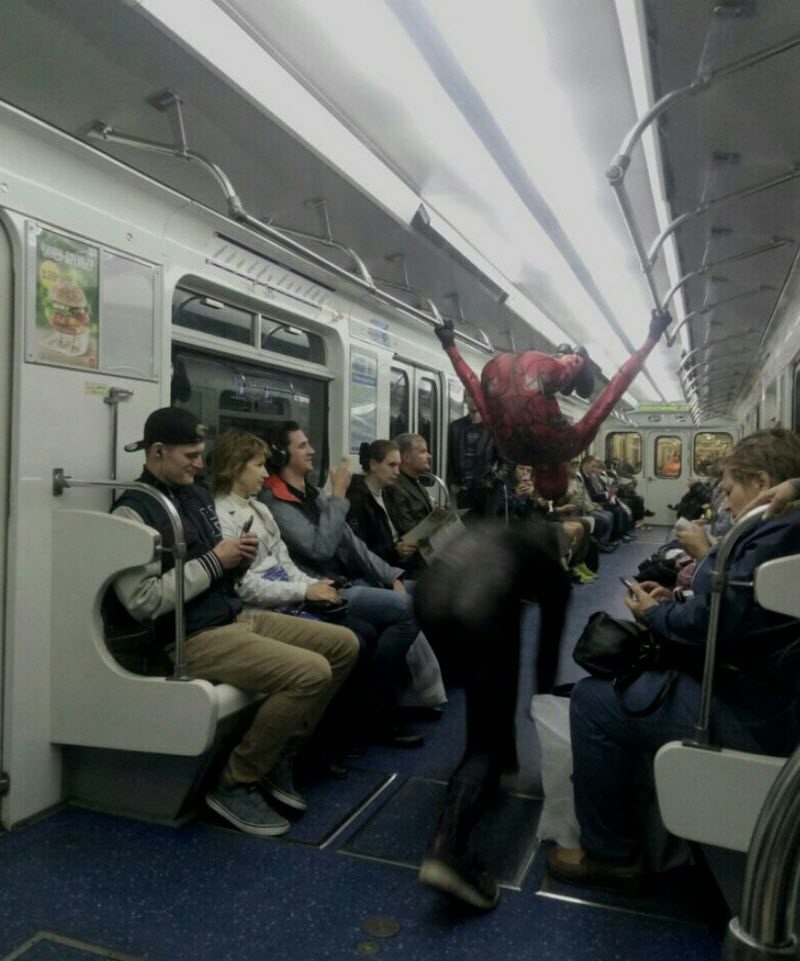 Модники из российского метрополитена