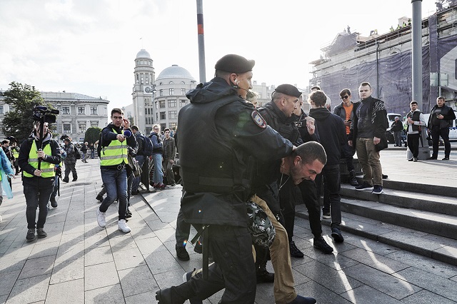 В Москве прошла самая крупная акция протеста с 2011 года В Москве прошла самая крупная акция протеста с 2011 года