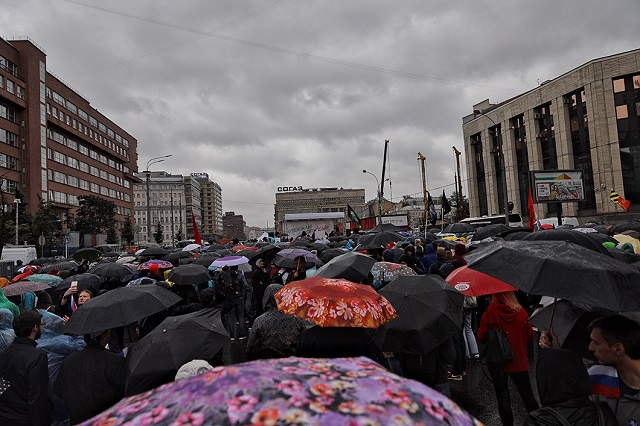 В Москве прошла самая крупная акция протеста с 2011 года В Москве прошла самая крупная акция протеста с 2011 года