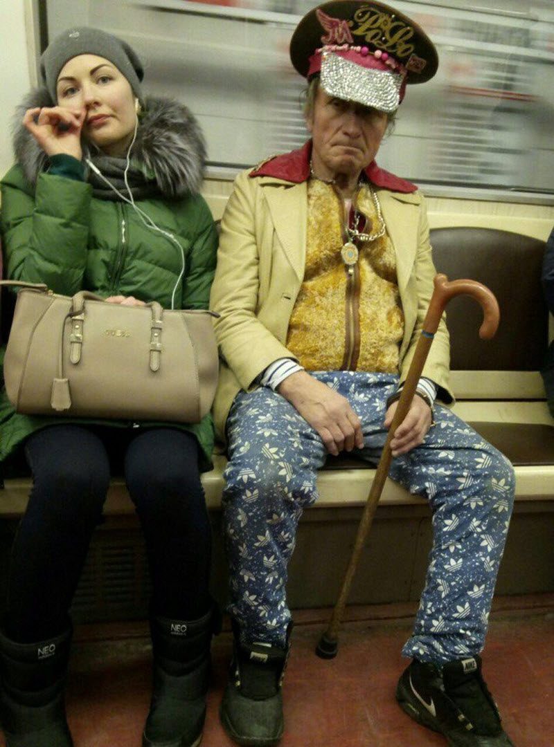 Модники из российского метрополитена