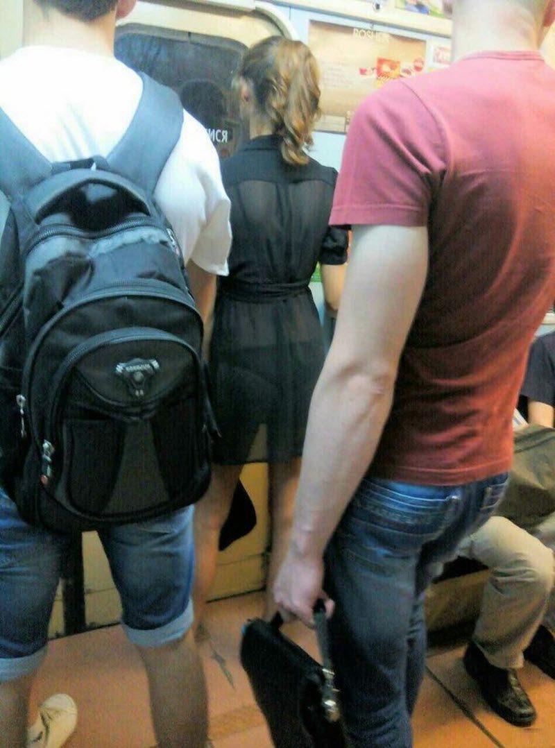 Модники из российского метрополитена