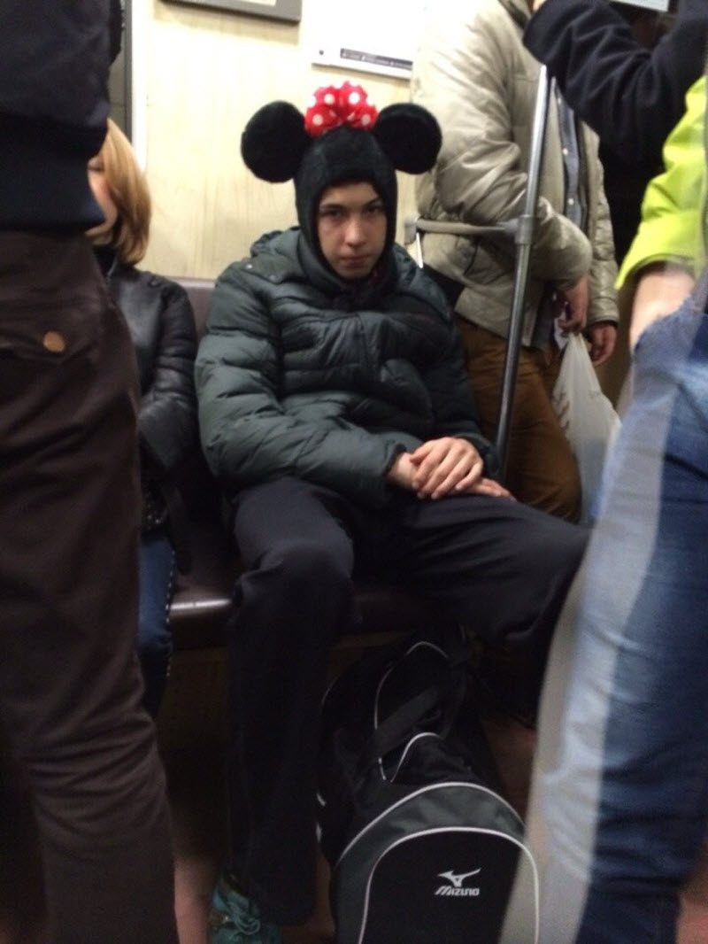 Модники из российского метрополитена