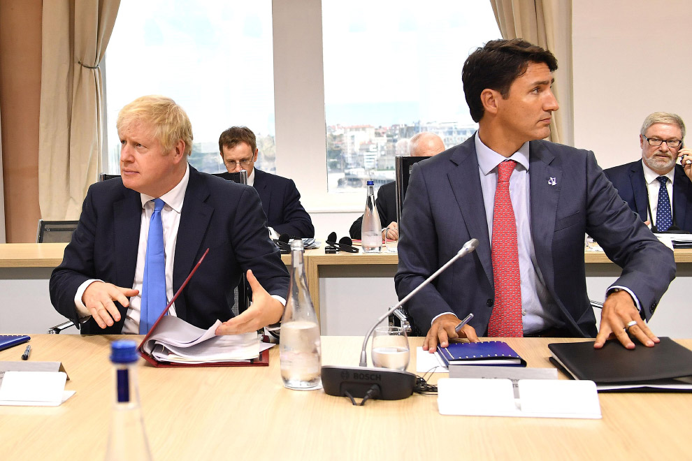 Забавные кадры саммита G7 2019 Забавные кадры саммита G7 2019