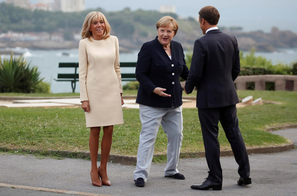 Забавные кадры саммита G7 2019 Забавные кадры саммита G7 2019