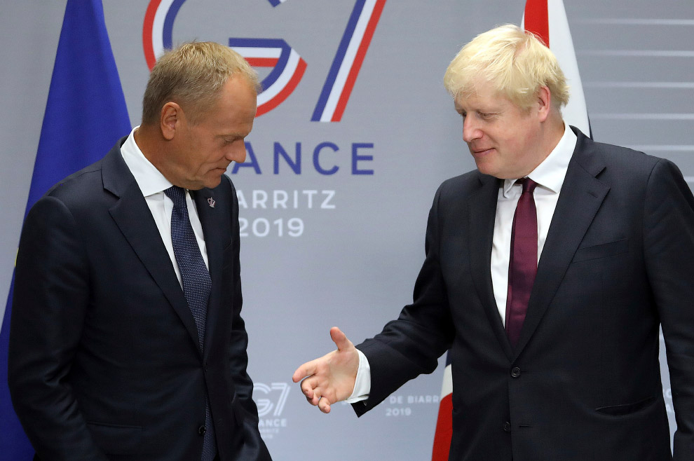 Забавные кадры саммита G7 2019 Забавные кадры саммита G7 2019