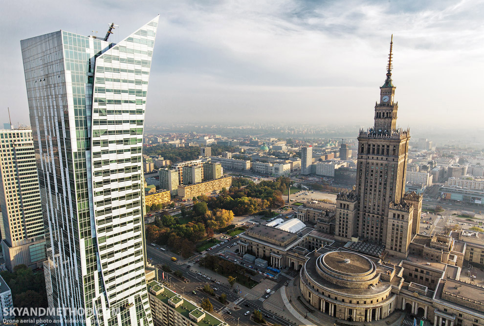 Варшава с высоты птичьего полета Варшава с высоты птичьего полета