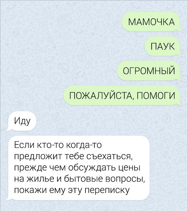 Забавные переписки с родителями Забавные переписки с родителями
