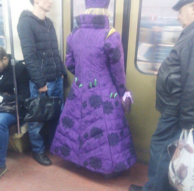 Модники из российского метрополитена
