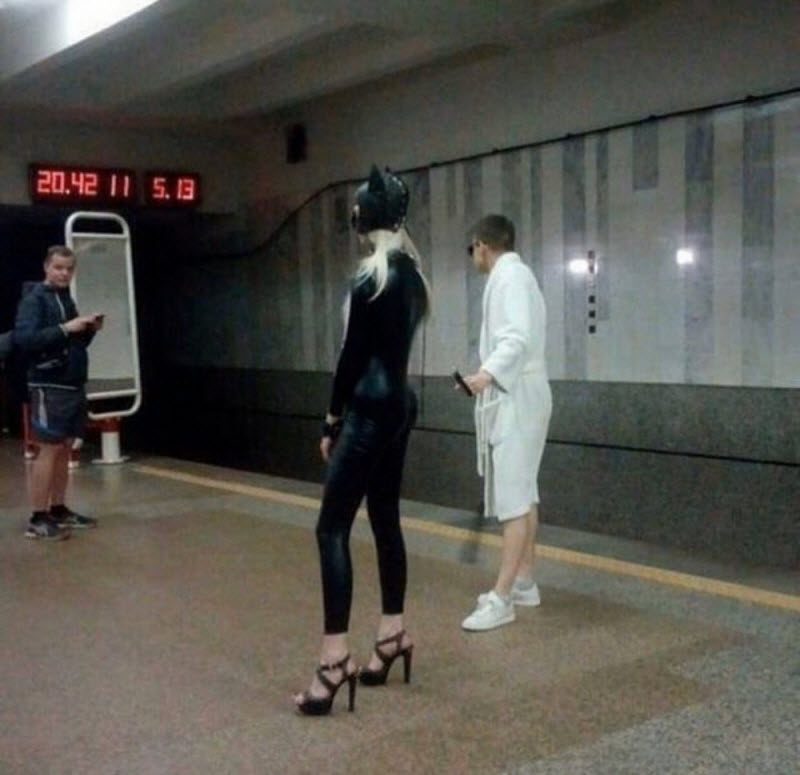 Модники из российского метрополитена