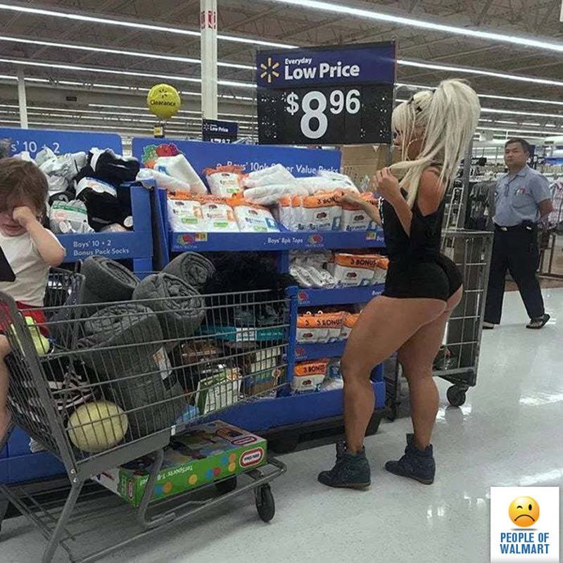 Экстравагантные покупатели Walmart