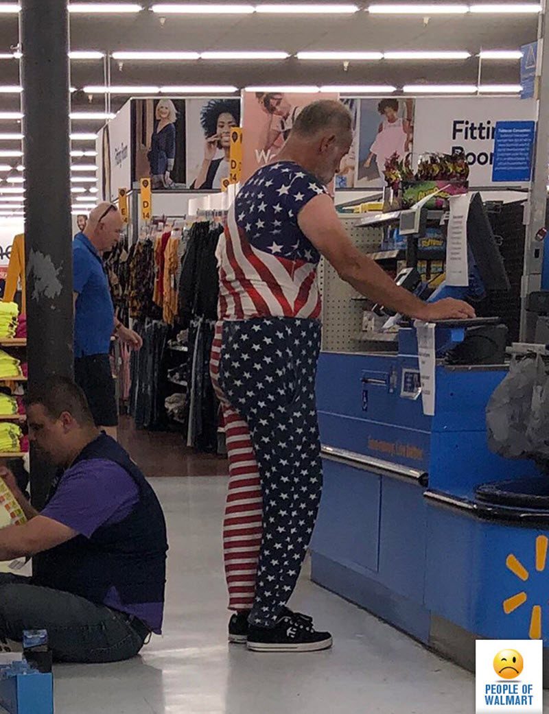Экстравагантные покупатели Walmart