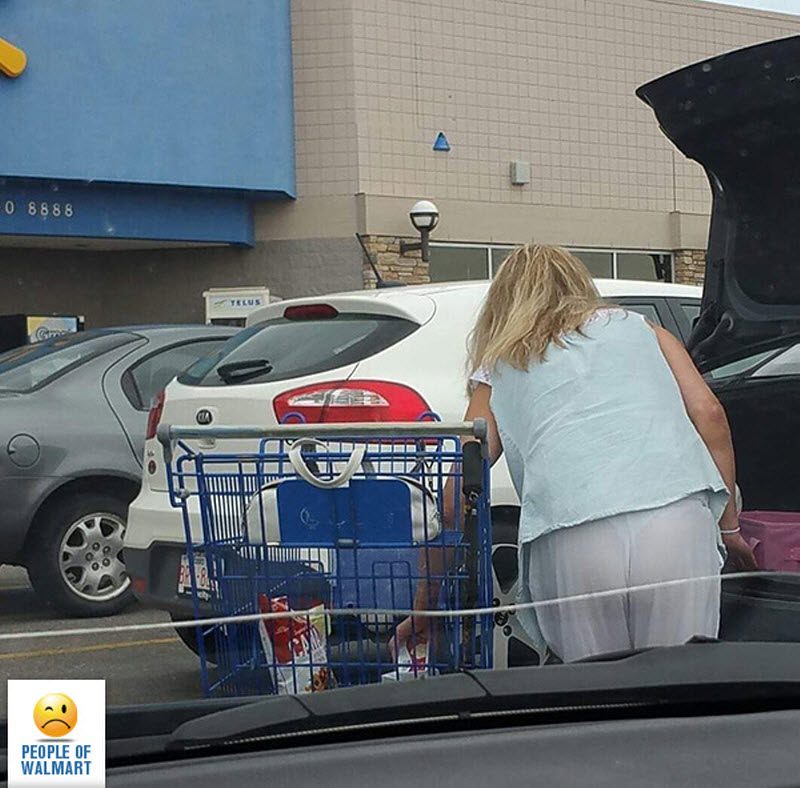 Экстравагантные покупатели Walmart
