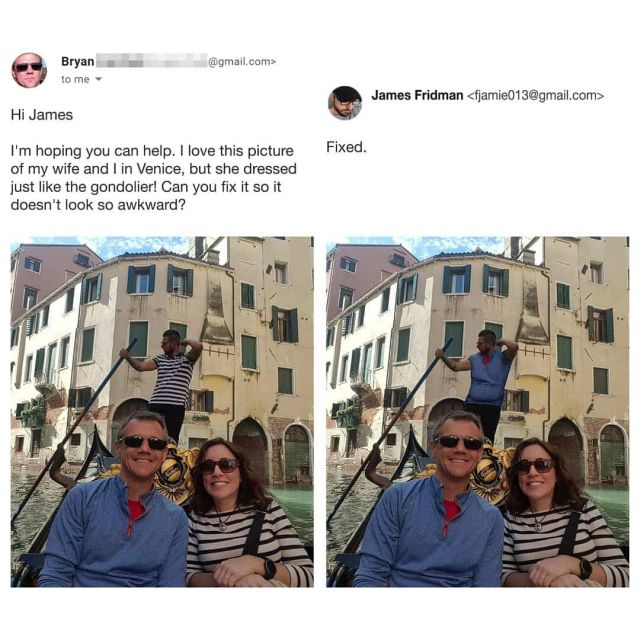 Фотошоп-мастер, который слишком буквально выполняет просьбы клиентов Фотошоп-мастер, который слишком буквально выполняет просьбы клиентов