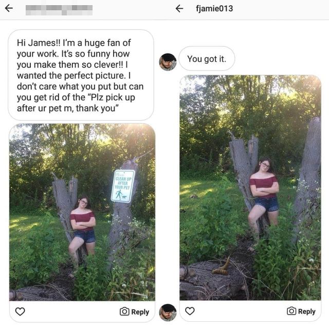 Фотошоп-мастер, который слишком буквально выполняет просьбы клиентов Фотошоп-мастер, который слишком буквально выполняет просьбы клиентов