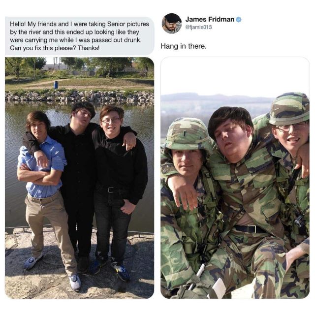 Фотошоп-мастер, который слишком буквально выполняет просьбы клиентов Фотошоп-мастер, который слишком буквально выполняет просьбы клиентов