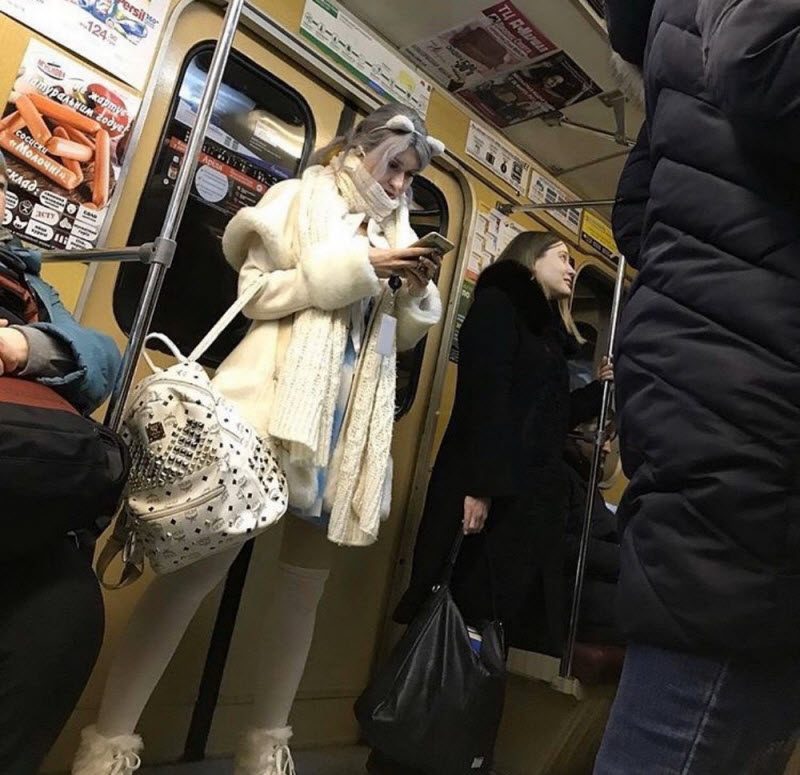 Модники из российского метрополитена