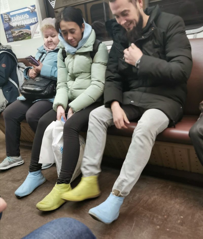 Модники из российского метрополитена