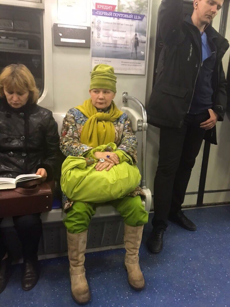 Модники из российского метрополитена