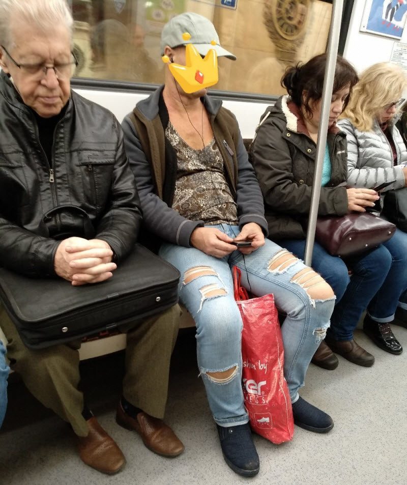 Модники из российского метрополитена