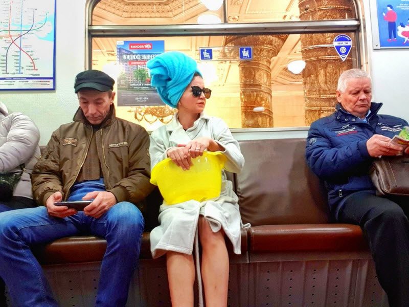 Модники из российского метрополитена