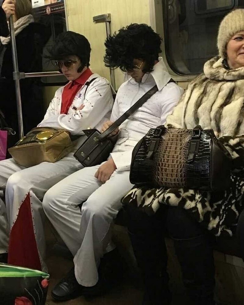 Модники из российского метрополитена