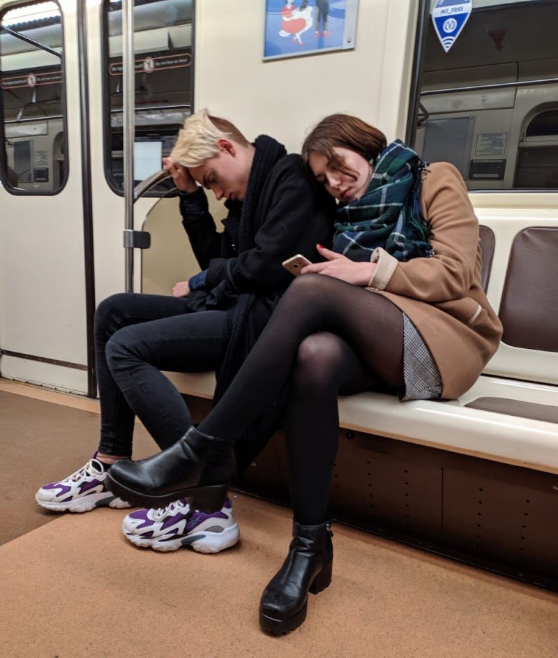 Модники из российского метрополитена