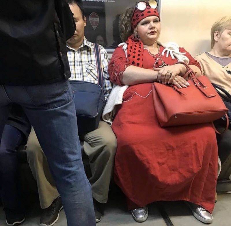Модники из российского метрополитена